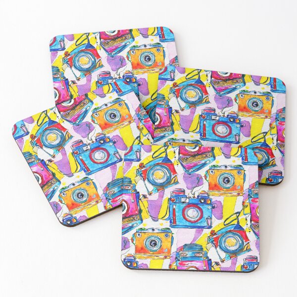 Item preview, Colourful Retro Camera Pattern designed and sold by GooGooPop.