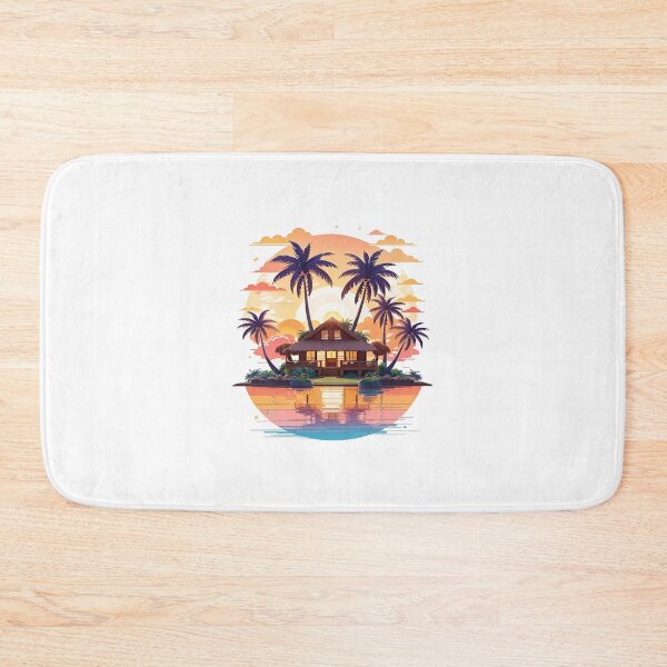 Item preview, Arts work of T shirt design home with coconut tree sun designed and sold by GOGOTIHO.