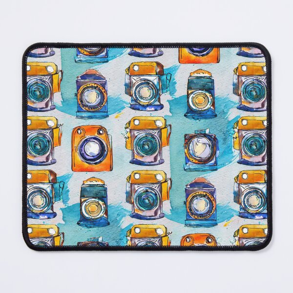 Item preview, Abstract Retro Camera Pattern designed and sold by GooGooPop.