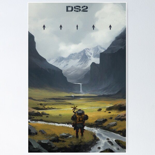 Death Stranding 2 Promotional Poster Set B2 A4 Size Set of 2