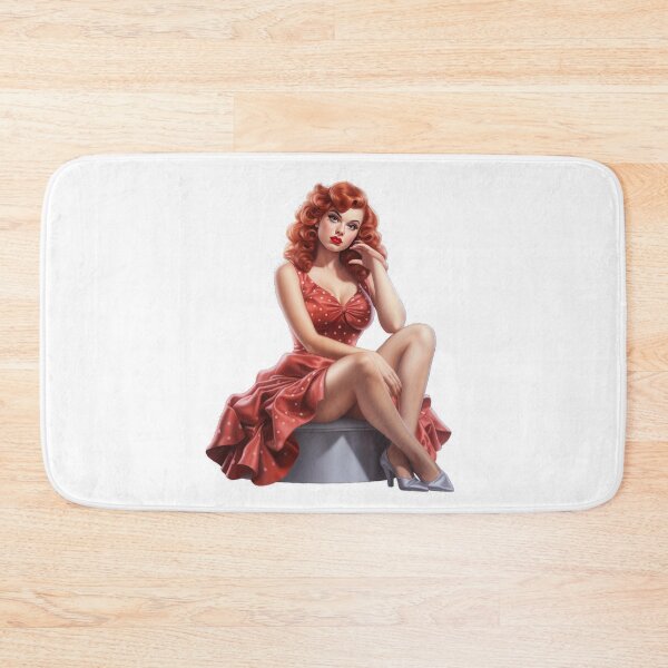Item preview, Pinup Redhead Red dress designed and sold by Extraordinarym.