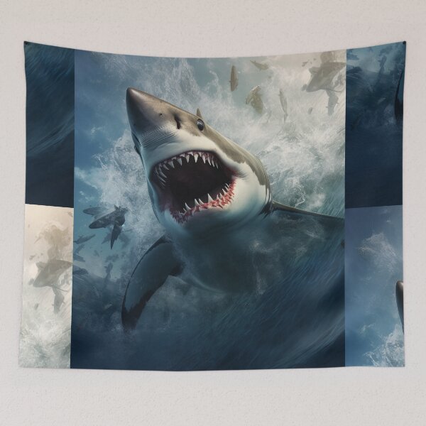 Item preview, Shark Attack: Fearsome Ocean Encounter designed and sold by Piotrek0001.