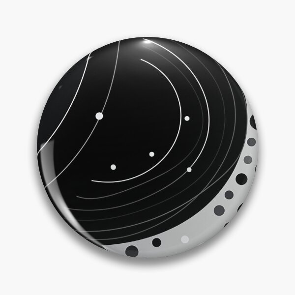 Item preview, Elegance in Monochrome: Sleek Abstract Lines Meets Subtle Polka Dots in Black and Grey designed and sold by PaintbrushPlace.