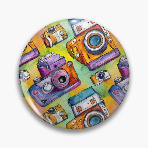 Item preview, Copy of Retro Pop Art Camera Pattern designed and sold by GooGooPop.