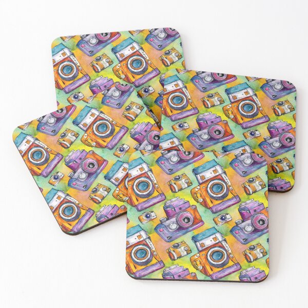 Item preview, Copy of Retro Pop Art Camera Pattern designed and sold by GooGooPop.