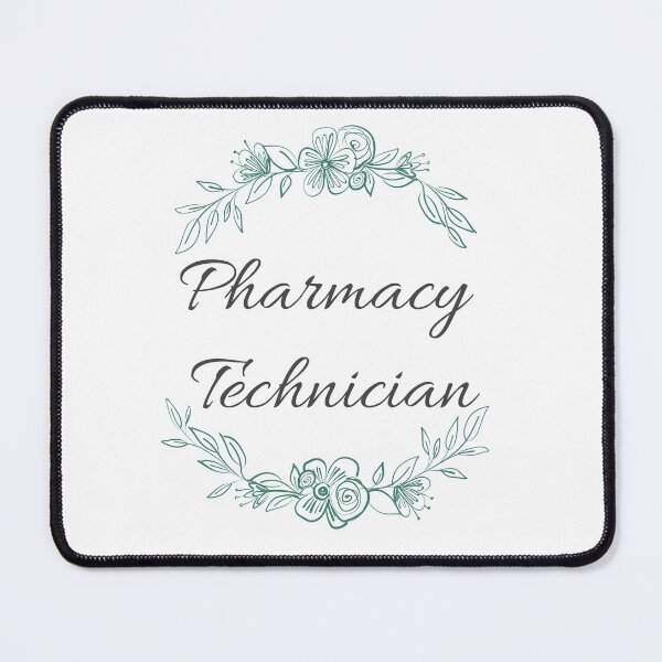 Item preview, Pharmacy Technician Green Flowers, Nature designed and sold by PharmDLight.