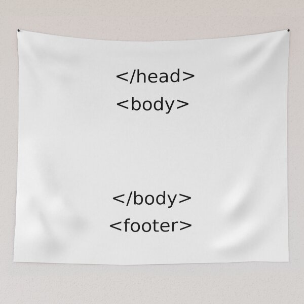 Item preview, HTML TAG programmer baby head body abdomen feet designed and sold by NoriTEEs.