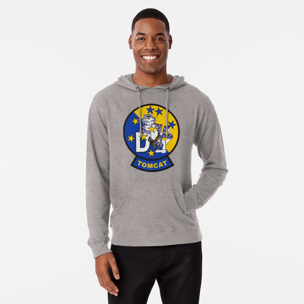 F 14 Tomcat Vf 213 Black Lions Lightweight Hoodie By Mbk13 Redbubble