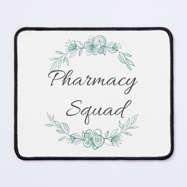 Item preview, Pharmacy Squad Green Flowers, Nature designed and sold by PharmDLight.