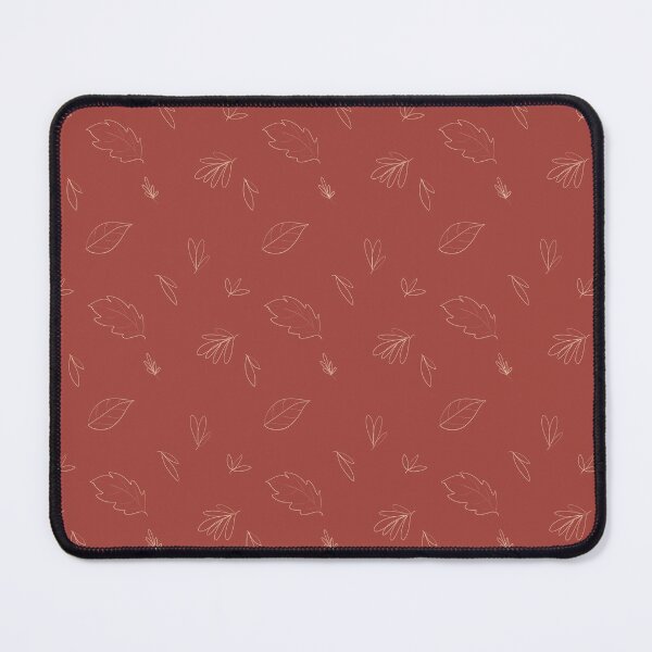 Item preview, Minimalist hand sketched leaves, light red designed and sold by Maryann Candito.