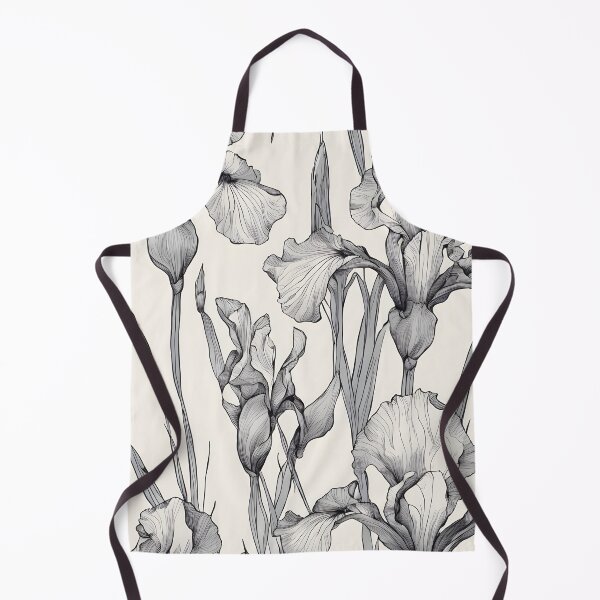 Item preview, Elegarta Design - Art nouveau - Mucha Inspired Art - Vintage Iris flower pattern designed and sold by Mucha-style-art.