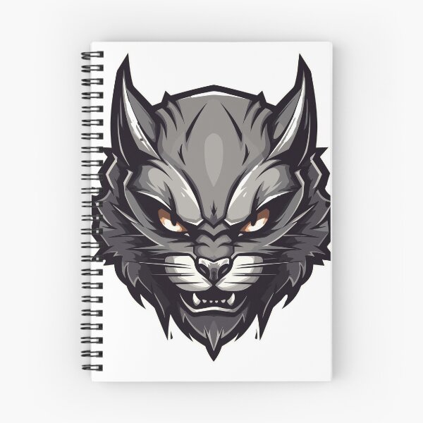 Item preview, angry cat head stickers designed and sold by Flo974.