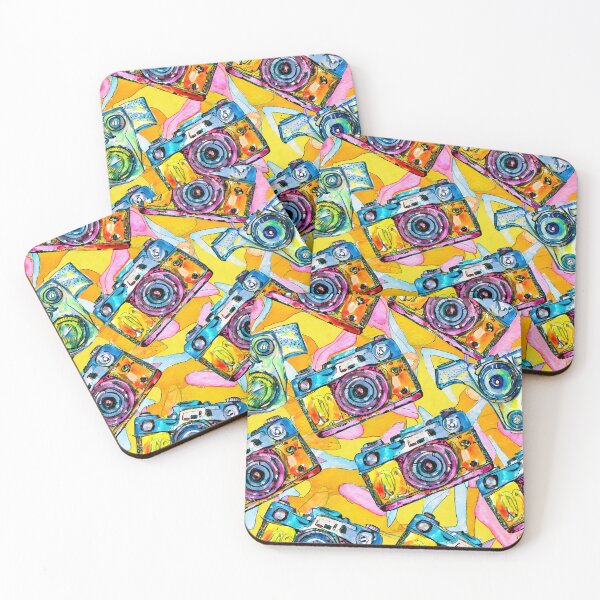 Item preview, Old School SLR Camera Pattern designed and sold by GooGooPop.