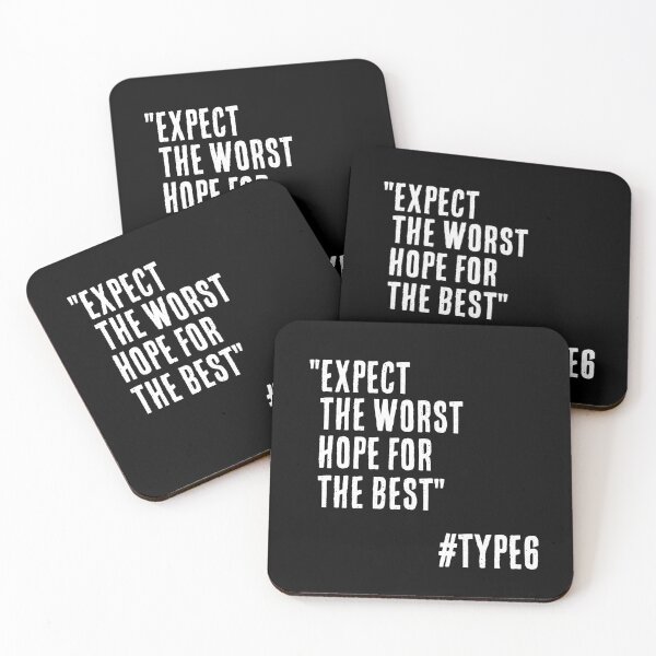 Item preview, Enneagram Type 6 Funny Quote Expect the Worst Hope for the Best The Loyalist The Skeptic designed and sold by JapanBubble.