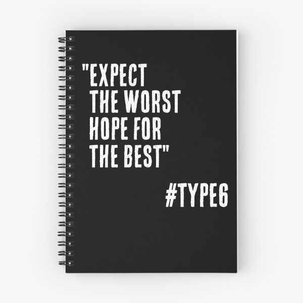 Item preview, Enneagram Type 6 Funny Quote Expect the Worst Hope for the Best The Loyalist The Skeptic designed and sold by JapanBubble.