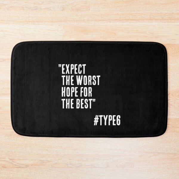 Item preview, Enneagram Type 6 Funny Quote Expect the Worst Hope for the Best The Loyalist The Skeptic designed and sold by JapanBubble.