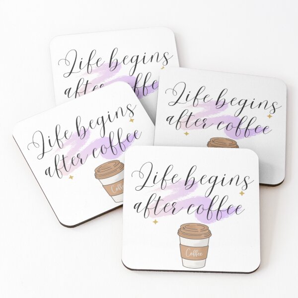 Item preview, Life begins after coffee  designed and sold by Old Tree Store .