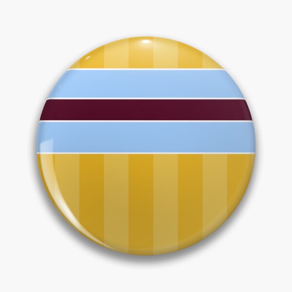 Item preview, Aston Villa Retro 1985 Yellow Striped Blue and Claret Bars Away designed and sold by Sporting Colour.