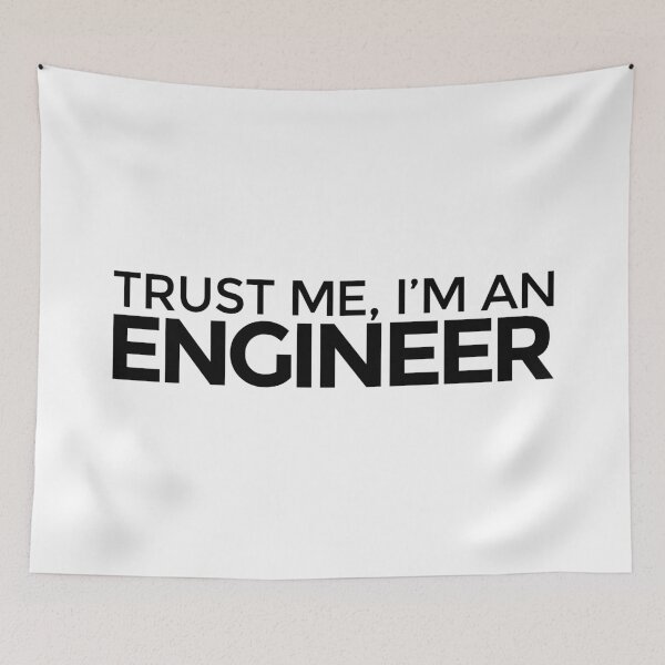 Item preview, Trust me, I'm an Engineer designed and sold by LudlumDesign.
