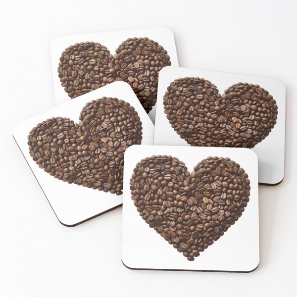 Item preview, Coffee beans heart designed and sold by pawmad.