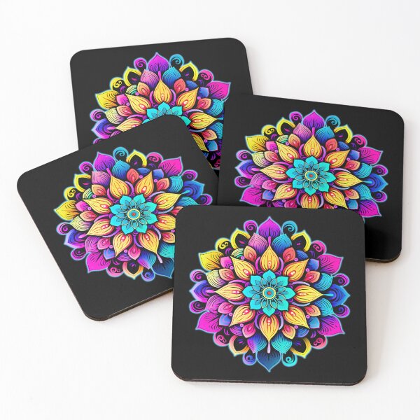 Item preview, Mandala a Intricate Colorful Flower with multiple Petals designed and sold by MagicColorPrint.