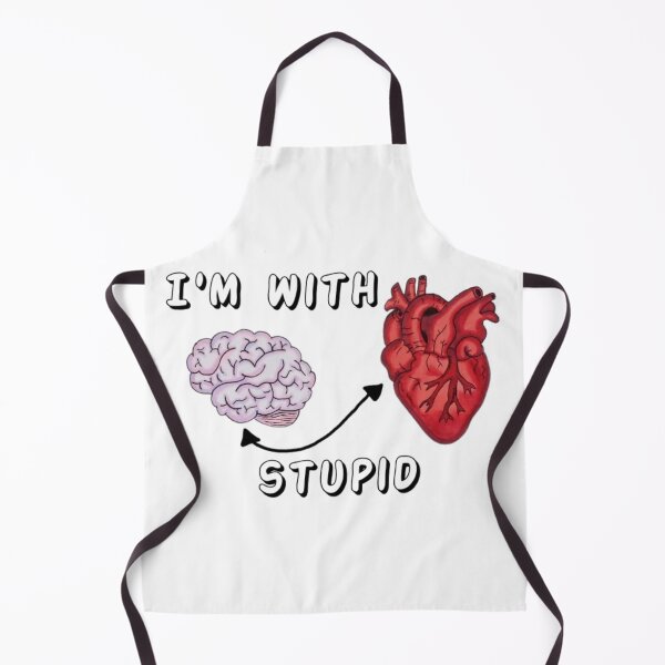 Item preview, Dysautonomia - I'm With Stupid Brain & Heart designed and sold by KayleeRoseArt.