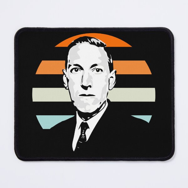 Item preview, HP Lovecraft Bust with Vapourwave Sun designed and sold by BRU Design.