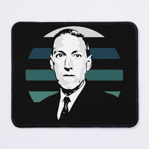 Item preview, HP Lovecraft Bust with Vapourwave Sun designed and sold by BRU Design.