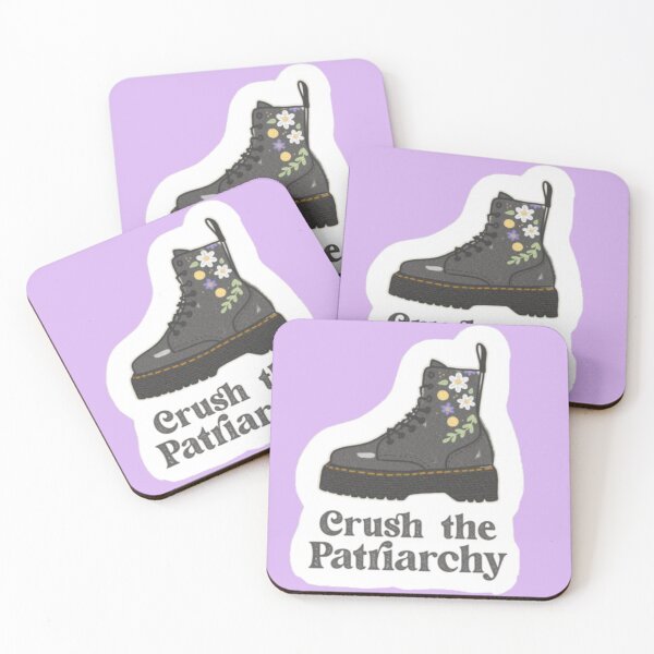 Item preview, Crush the patriarchy designed and sold by BrontesWhimsyStore.
