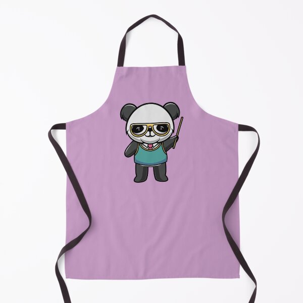 Item preview, Cute panda is a teacher cartoon illustration designed and sold by cubbone.