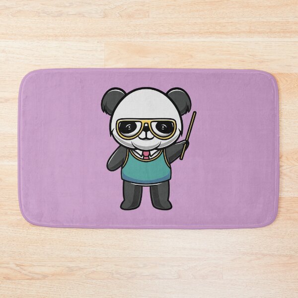 Item preview, Cute panda is a teacher cartoon illustration designed and sold by cubbone.