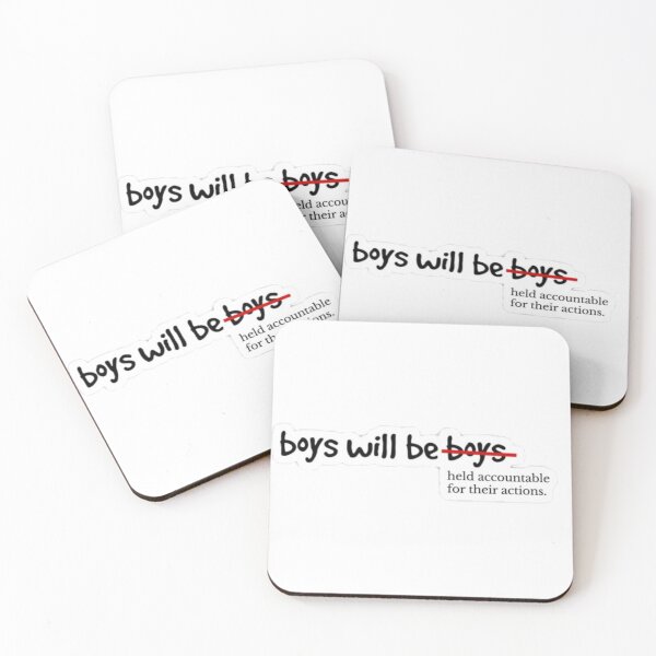 Item preview, boys willl be held accountable for their actions designed and sold by BrontesWhimsyStore.
