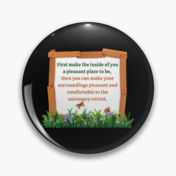 Item preview, Make the inside of you a pleasant place to be designed and sold by Happy-PrintZ.