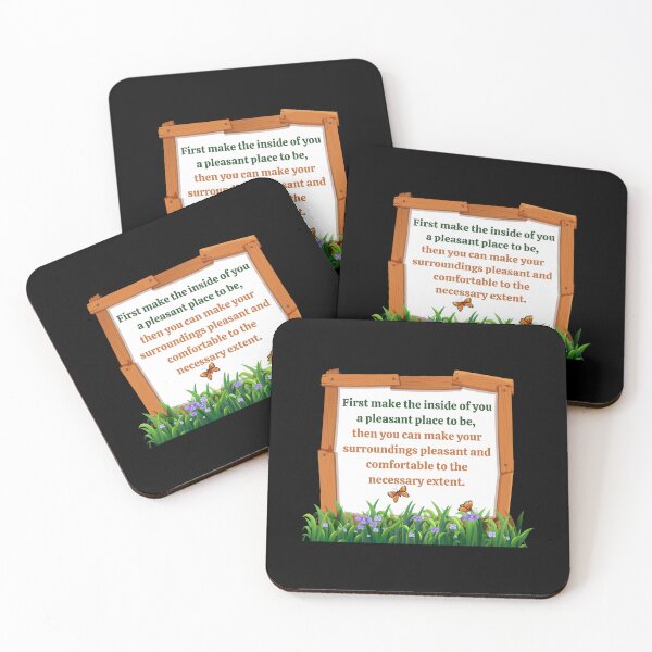 Item preview, Make the inside of you a pleasant place to be designed and sold by Happy-PrintZ.
