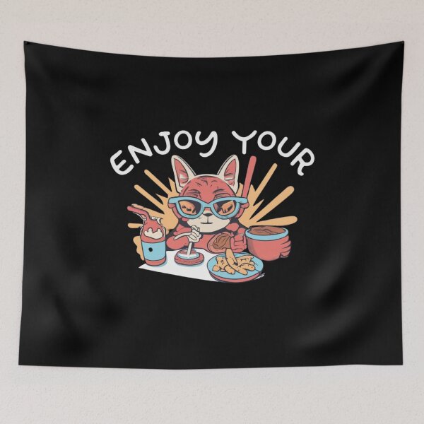 Item preview, Enjoy Your Food Funny Gifts for Food Lovers designed and sold by EmiAndMike.