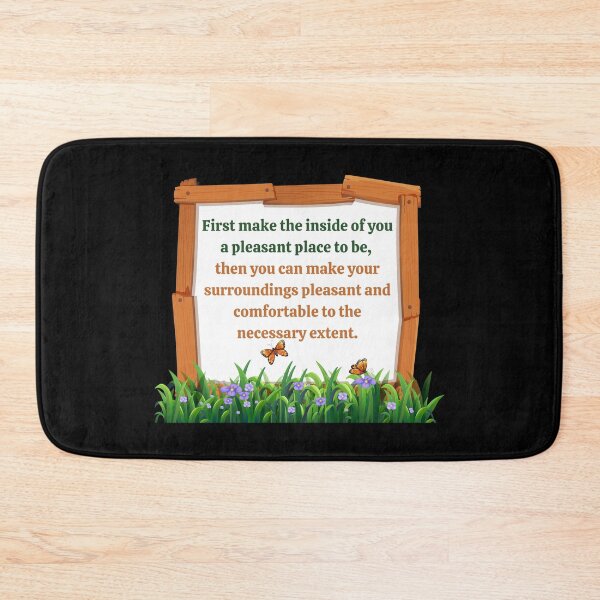 Item preview, Make the inside of you a pleasant place to be designed and sold by Happy-PrintZ.
