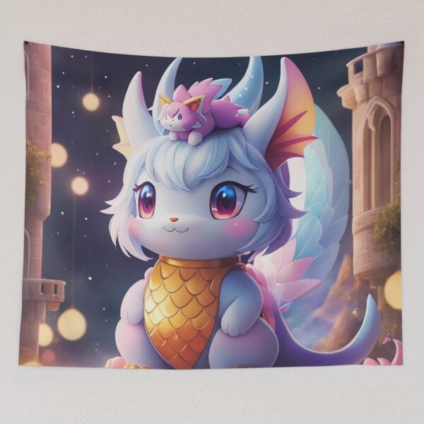 Item preview, 003 Cute Chibi Dragon designed and sold by Alexis Art Collection.