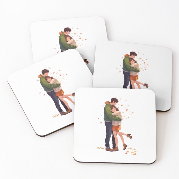 Item preview, Autumn's Embrace: A Heartwarming Hug in the Charming Rural Park designed and sold by LoveSecrets.