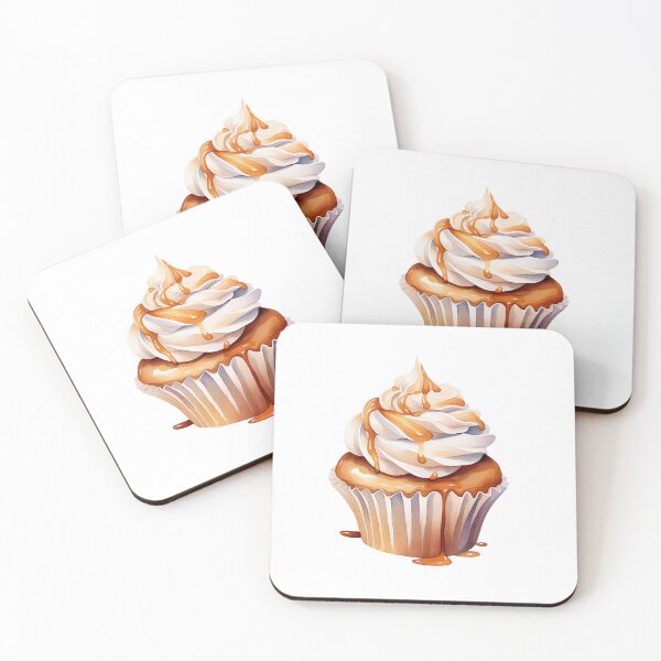 Item preview, caramel cupcake designed and sold by PearlenePearls.