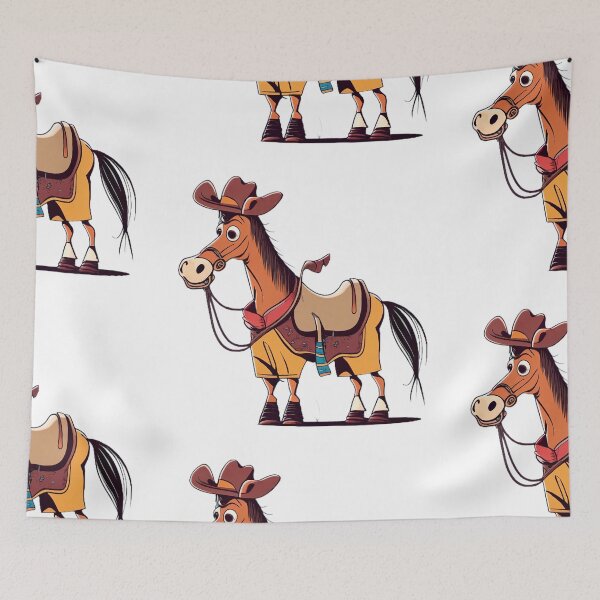 Item preview, Horse in cowboy outfit  designed and sold by Rinohana.