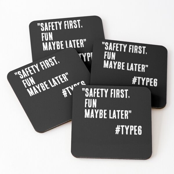 Item preview, Enneagram Type 6 Funny Quote Safety First Fun Maybe Later The Loyalist The Skeptic designed and sold by JapanBubble.