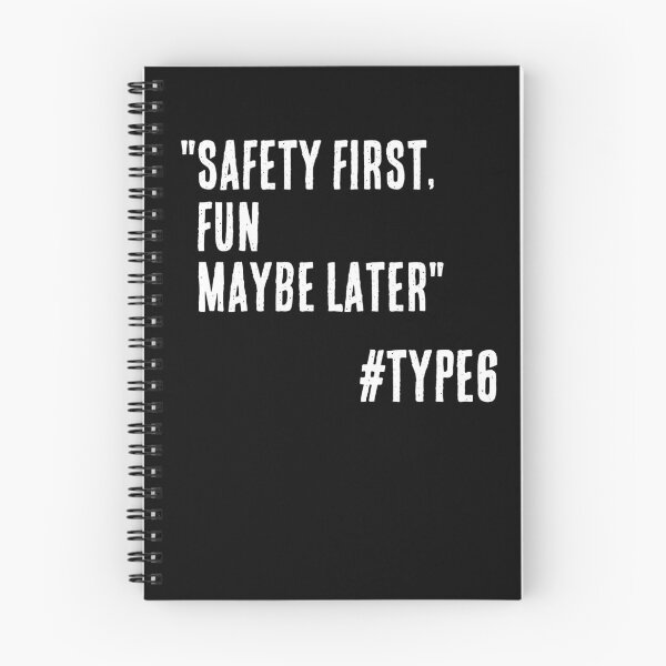 Item preview, Enneagram Type 6 Funny Quote Safety First Fun Maybe Later The Loyalist The Skeptic designed and sold by JapanBubble.