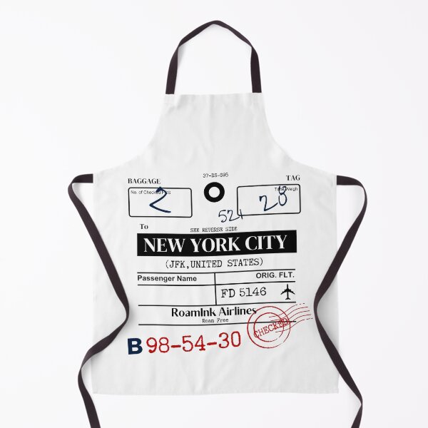 Item preview, New York City (JFK) USA Airline Luggage Tag designed and sold by RoamInk.