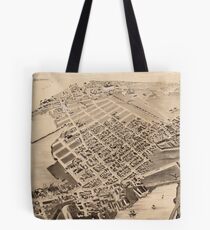 Vintage Pictorial Map of East Cambridge MA (1879) Tote Bag