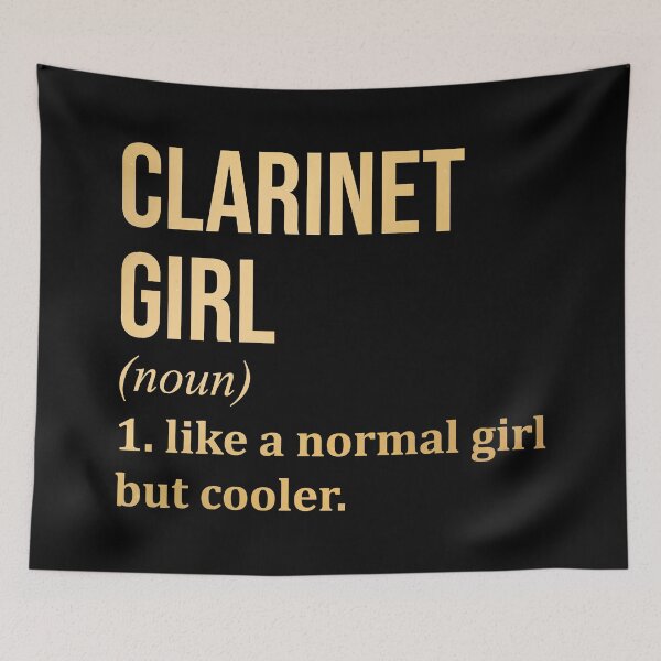 Item preview, Clarinet Girl Definition Clarinet in Gold designed and sold by XCIV.