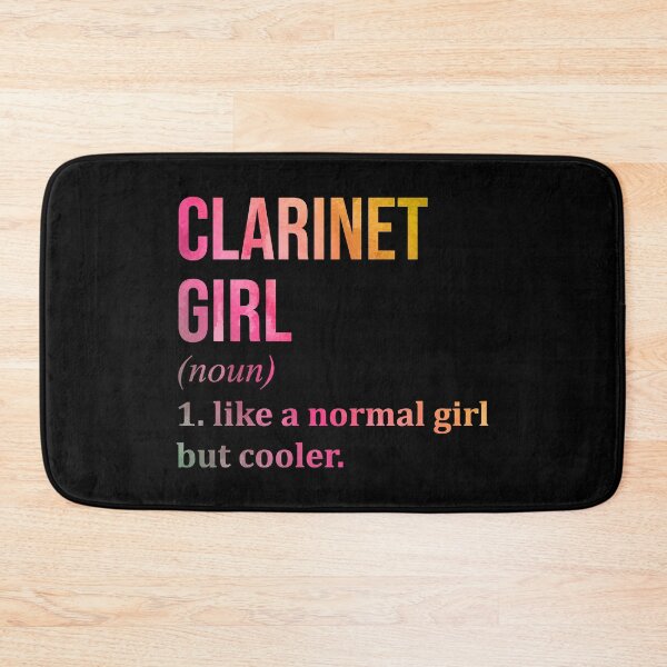 Item preview, Clarinet Girl Definition Clarinet in Watercolor designed and sold by XCIV.