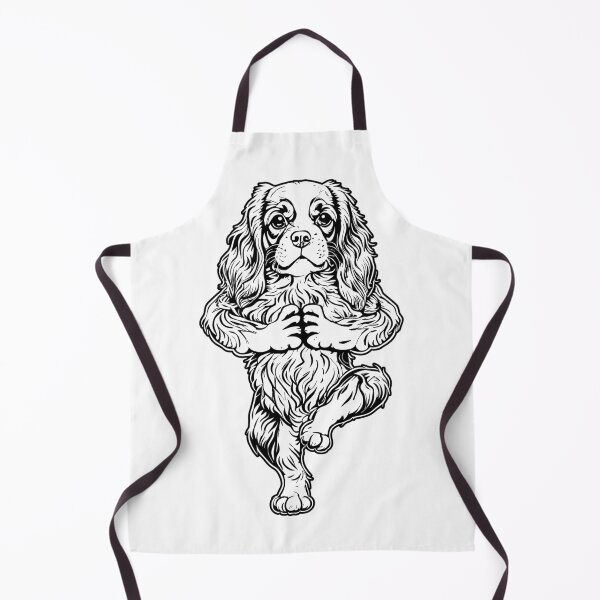 Item preview, Cavalier King Charles Spaniel Yoga Puppy Funny Dog Tree Pose designed and sold by GrandeDuc.
