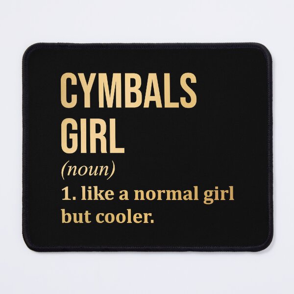 Item preview, Cymbals Girl Definition Cymbal in Gold designed and sold by XCIV.