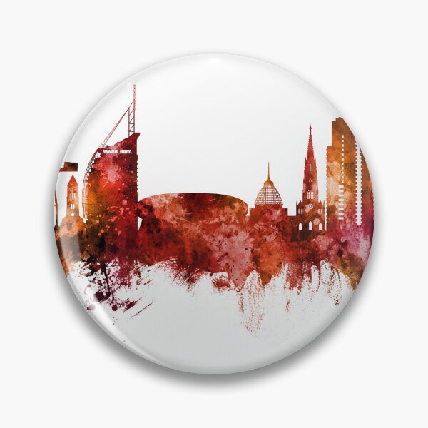 Artikelvorschau, Bremerhaven Deutschland Skyline entworfen und verkauft von ArtPrints.