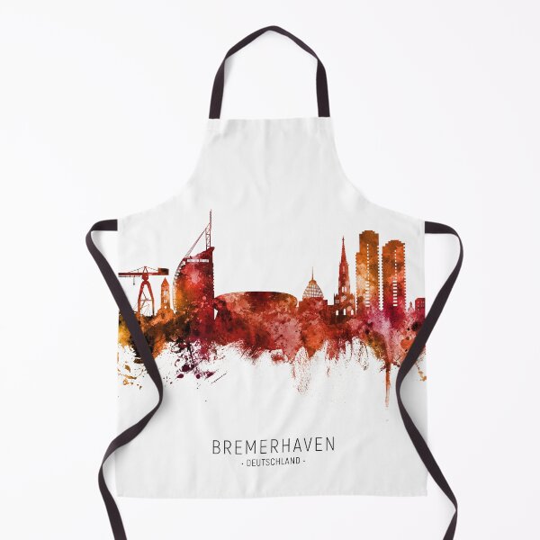 Artikelvorschau, Bremerhaven Deutschland Skyline entworfen und verkauft von ArtPrints.